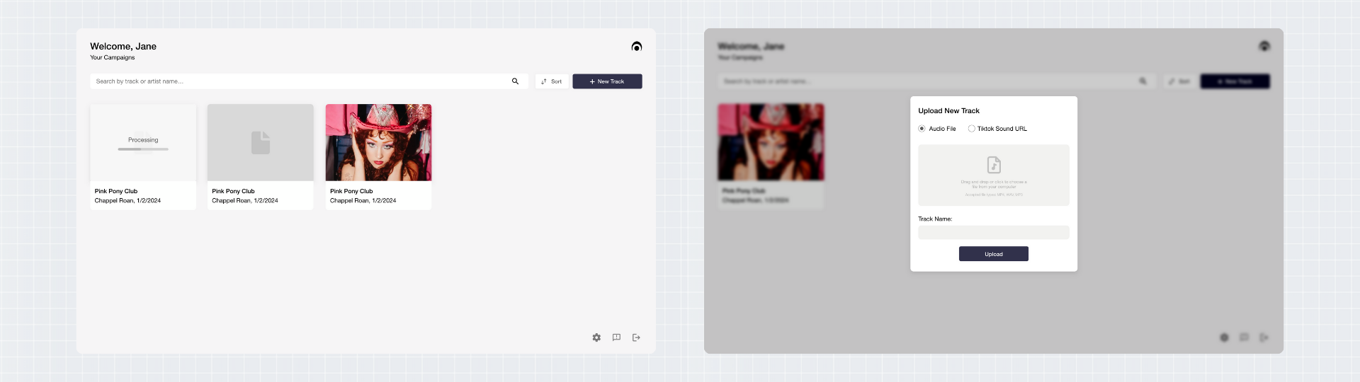 Campaign Management interface